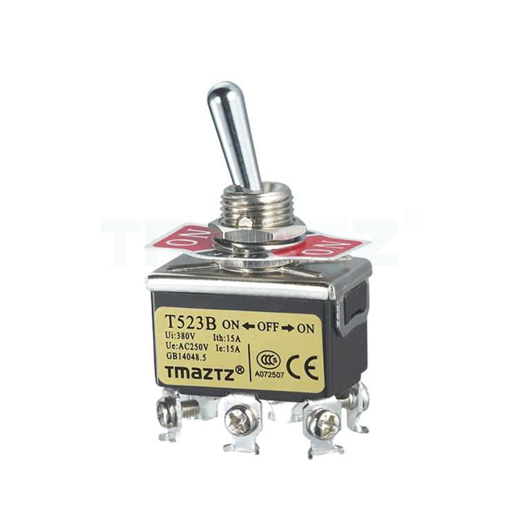 T523B On-Off-On Toggle Switch