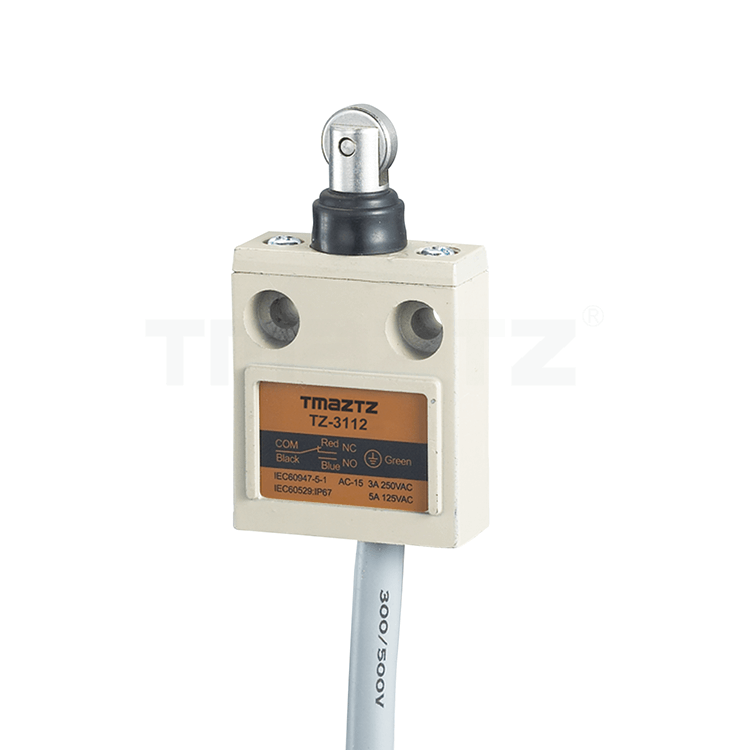 TZ-3112 Stainless steel round button plunger waterproof limit switch