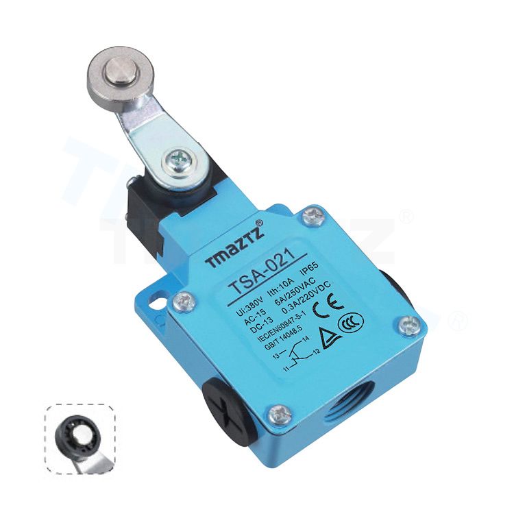 Heschen Horizontal limit switch TZ-7110 Slim Spring Plunger Actuator AC 380V 10A single pole Momentray 