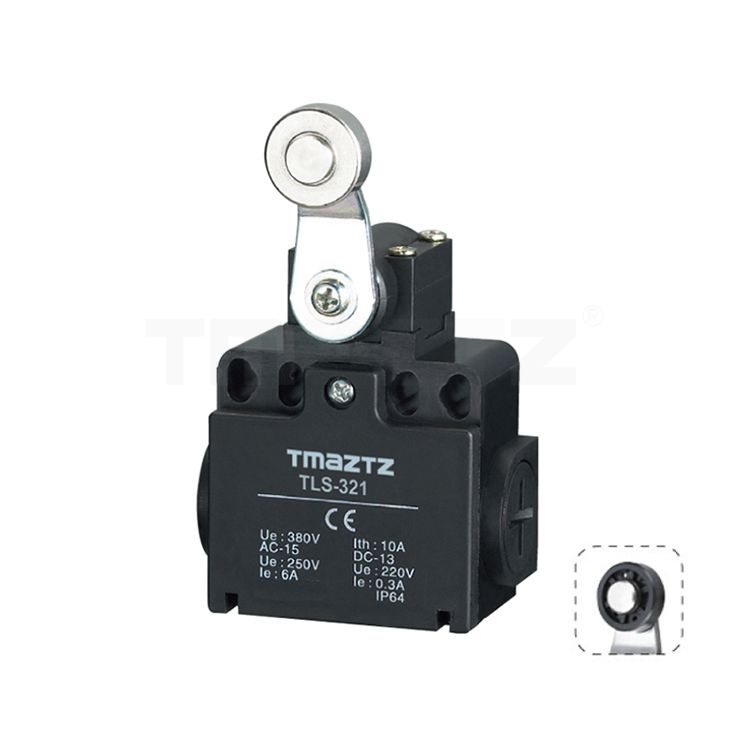 TLS-321 2 way plunger roller limit switch with metal& plastic wheel limit switch
