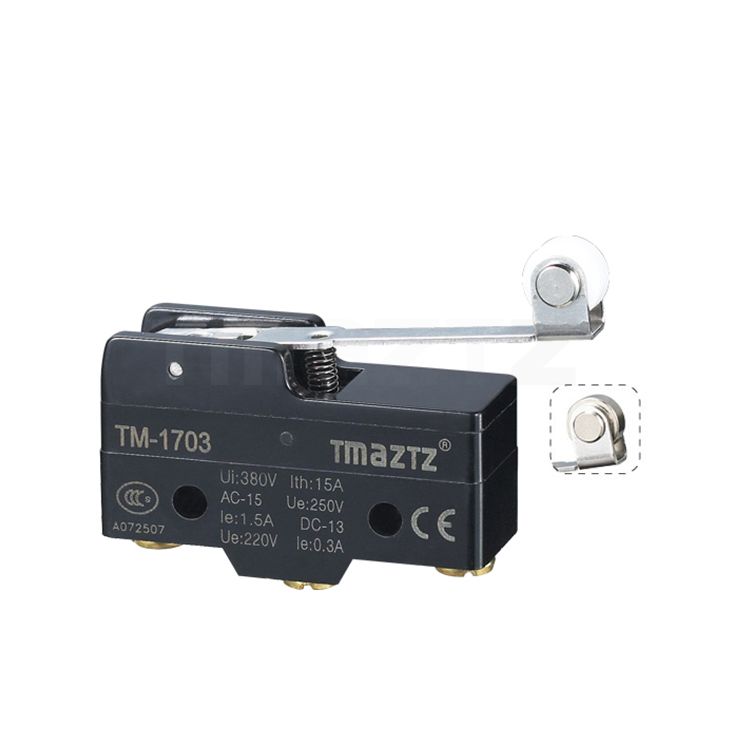 TM-1703 brass& nylon roller long lever Micro Switch
