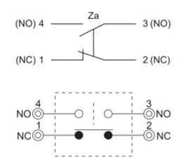 Whisker Limit Switch Circuit diagram