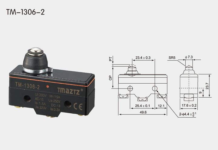 TM-1306-2 Waterproof Micro Switch