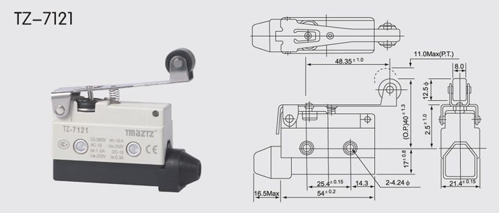 TZ-7121 Horizontal Limit Switch