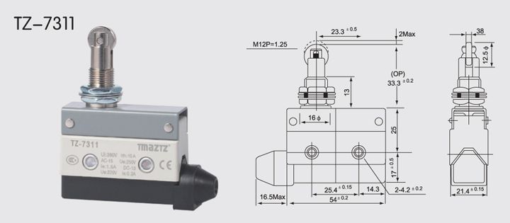 TZ-7311 Horizontal Limit Switch