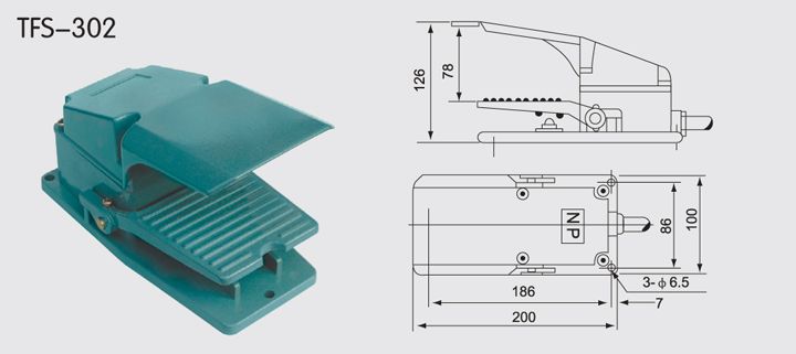 TFS-302 304 Foot Switch