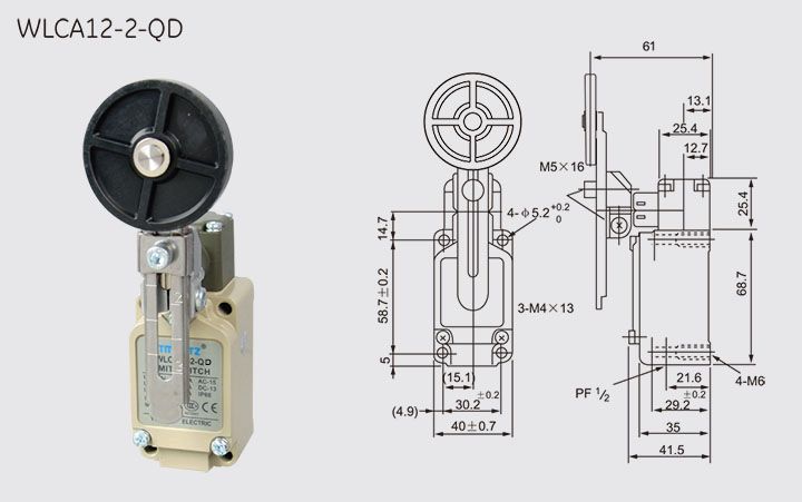 WLCA12-2-QD Limit Switch