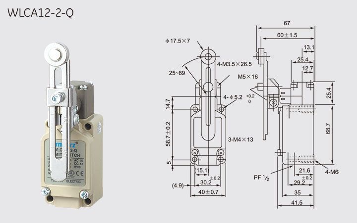 WLCA2-2 Limit Switch