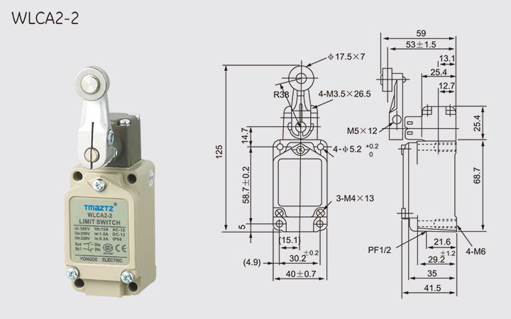 WLCA2-2  Limit Switch