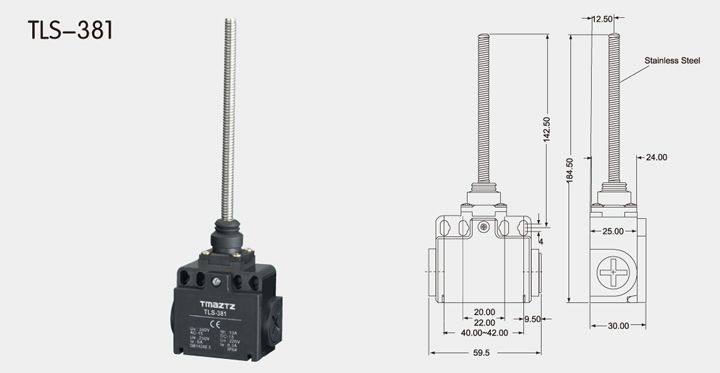 TLS-381 Limit switch