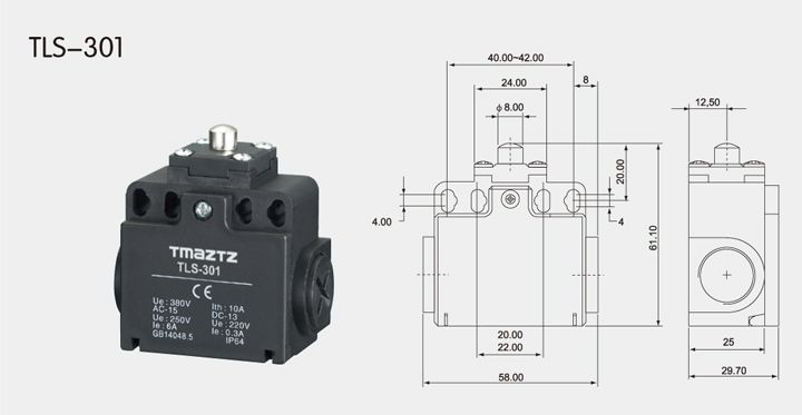 TLS-301 limit switch