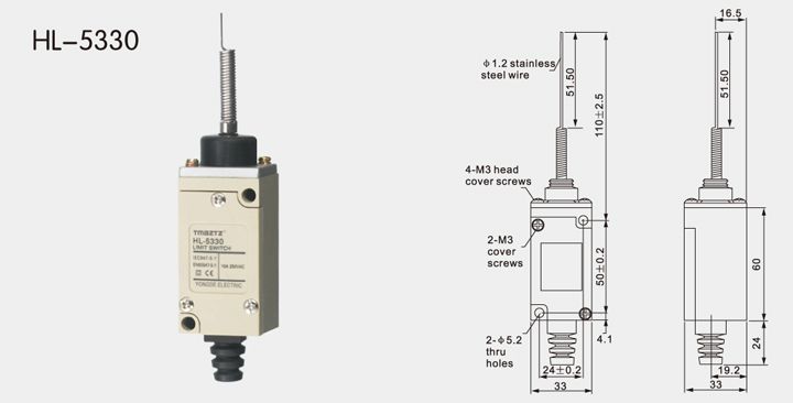 HL-5330 limit switch