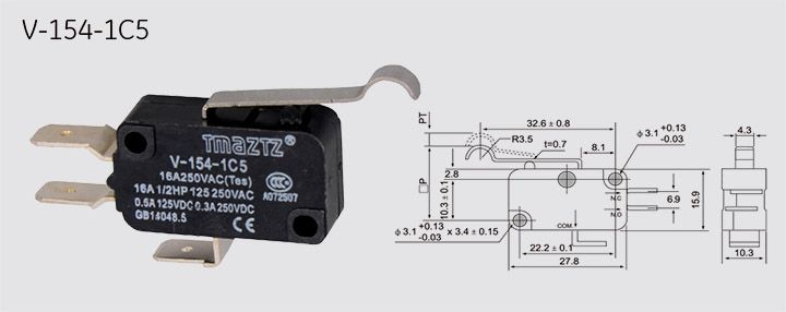 V-154-1C5 Micro Switch