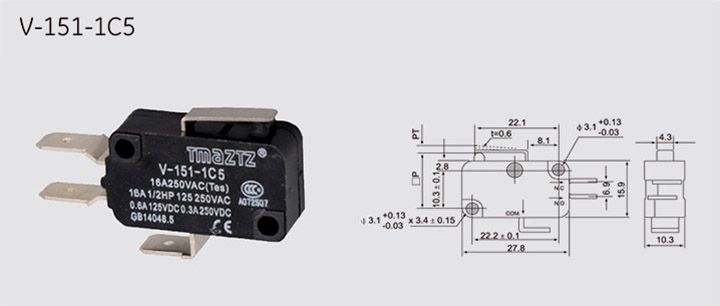 V-151-1C5 Micro Switch